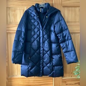 Ellen Tracy quilted down coat
